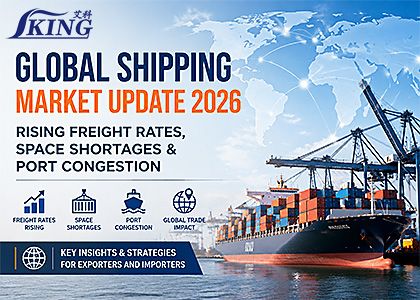 Global Shipping Market Update 2026: Rising Freight Rates, Space Shortages & Port Congestion
