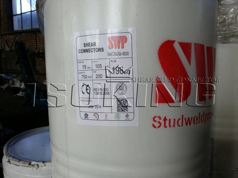 barrel with shear connectors
